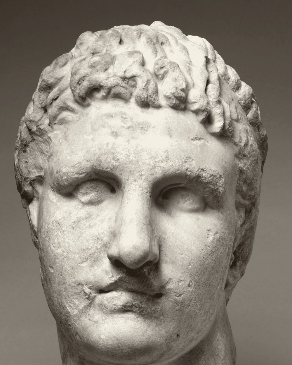 Marble head of a Hellenistic Greek ruler